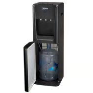 Haier 325L Frost Free Double Door Bottom Freezer Refrigerator - Black Glass